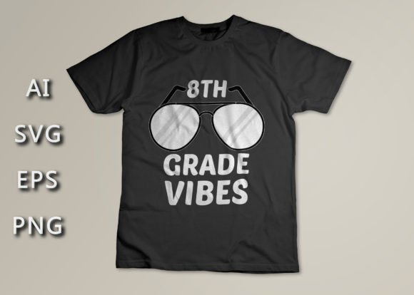 8TH Grade Vibes Back to School T-shirt: A Perfect Blend of Nostalgia and Modern Design