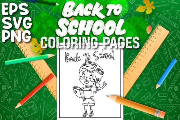 Back to School Coloring Pages Vol- 14: A Creative and Thoughtful Gift for Kids