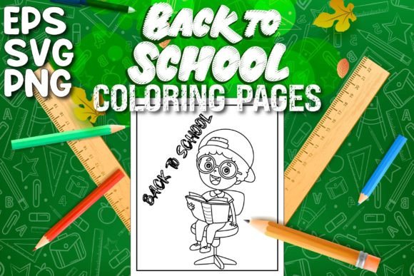 Back to School Coloring Pages Vol-15: A Creative Resource for Kids and Adults