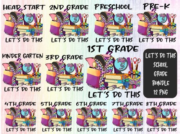 Back to School Grade Sublimation Bundle: A Versatile Creative Resource