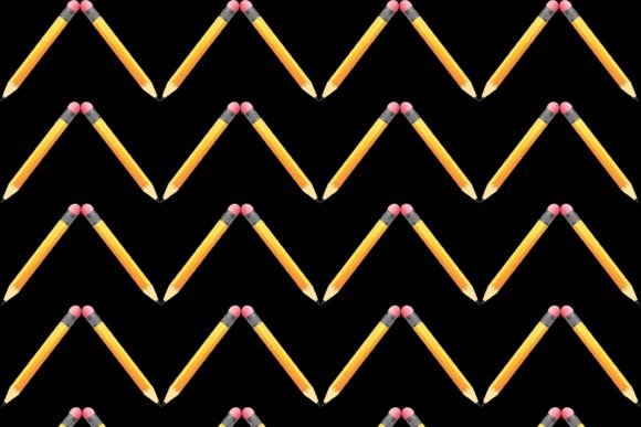 Back to School: Pencil Patterns and Seamless Backgrounds for Creative Projects