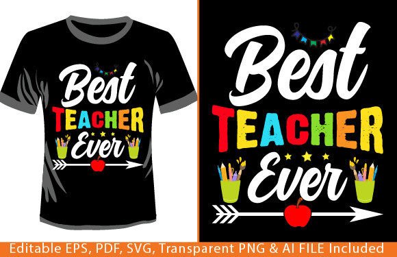 Best Teacher Ever Back to School T-shirt: A Must-Have for Your POD Store