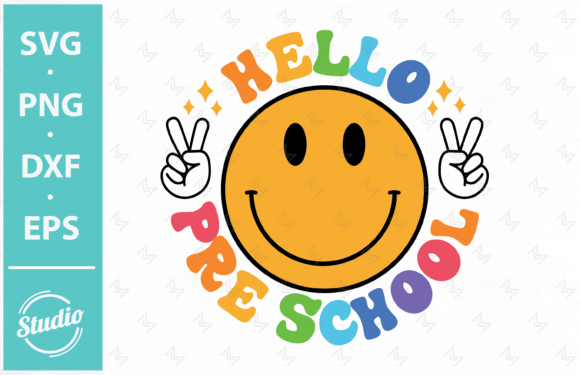 Hello Pre-K, Back to School Svg, Teacher: A Versatile Digital Design Solution