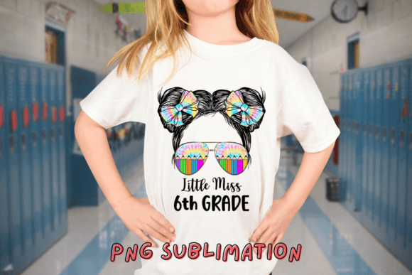Little Miss 5th Grade Back to School PNG for Creative and Business Workflows