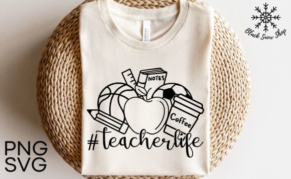Teacher Life Back to School Svg